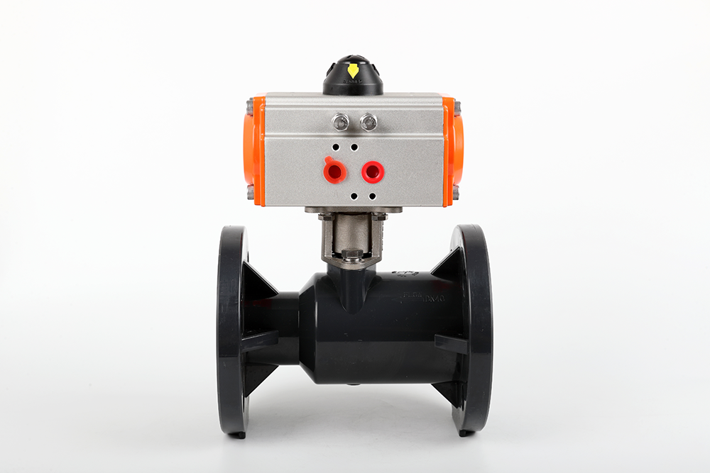 贵溪气动法兰一体球阀